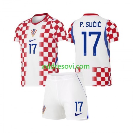 Hrvatska Petar Sucic 17 Domaći Dječji Nogometni Dres World Cup 2026